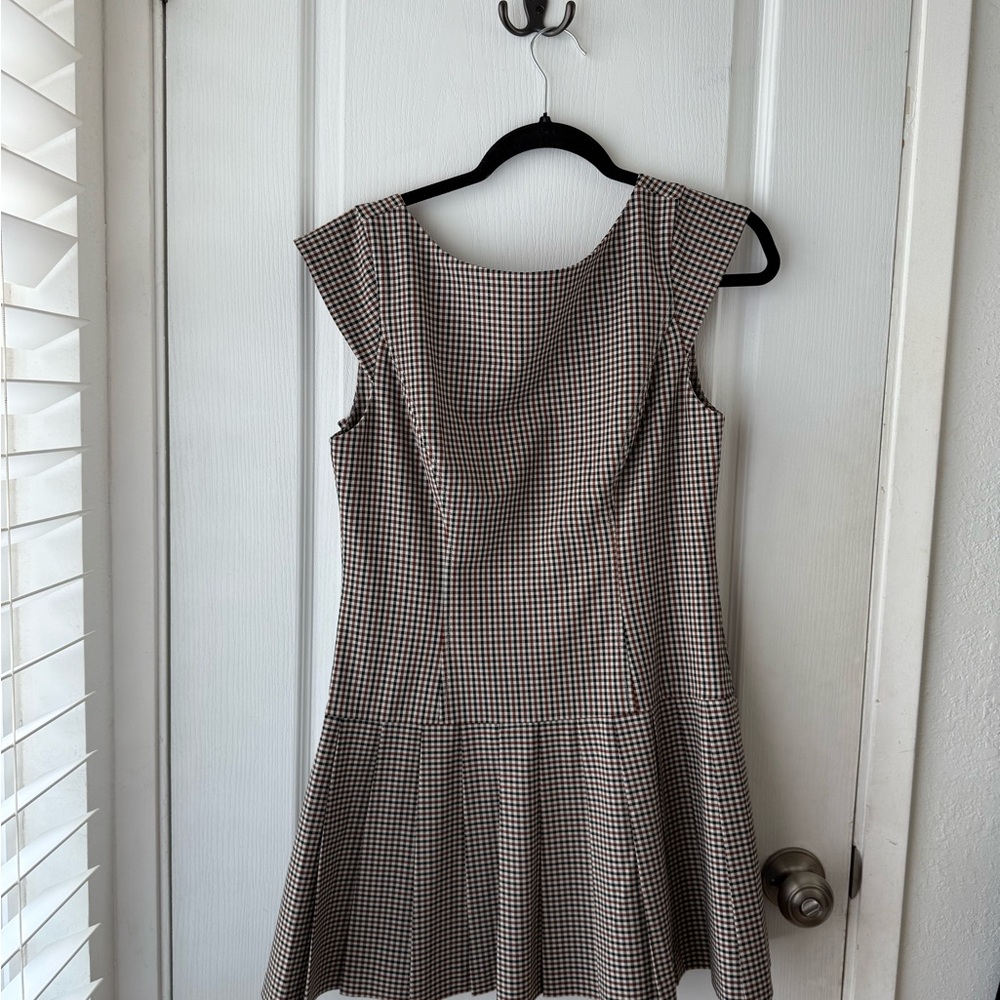 Checkered Sleeveless Dress
